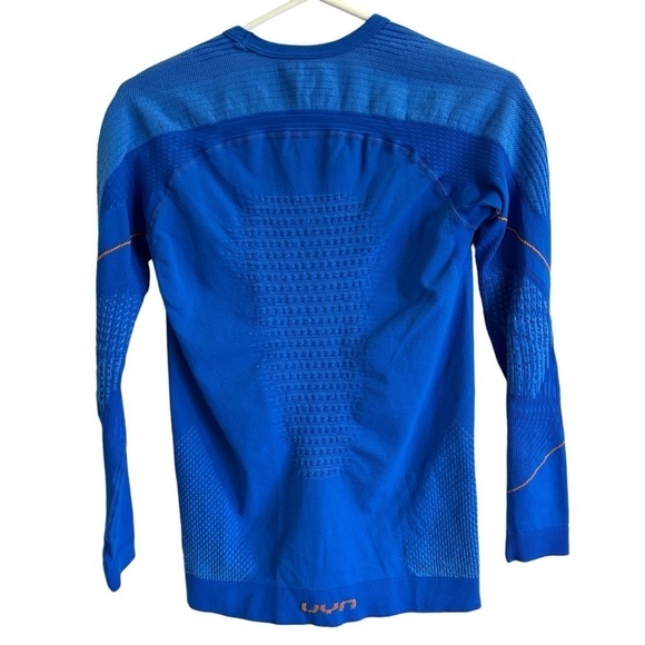 NWT UYN Evolutyon Base Layer Long Sleeve Shirt, Lapis Blue/Orange, Size L/XL - Picture 10 of 12